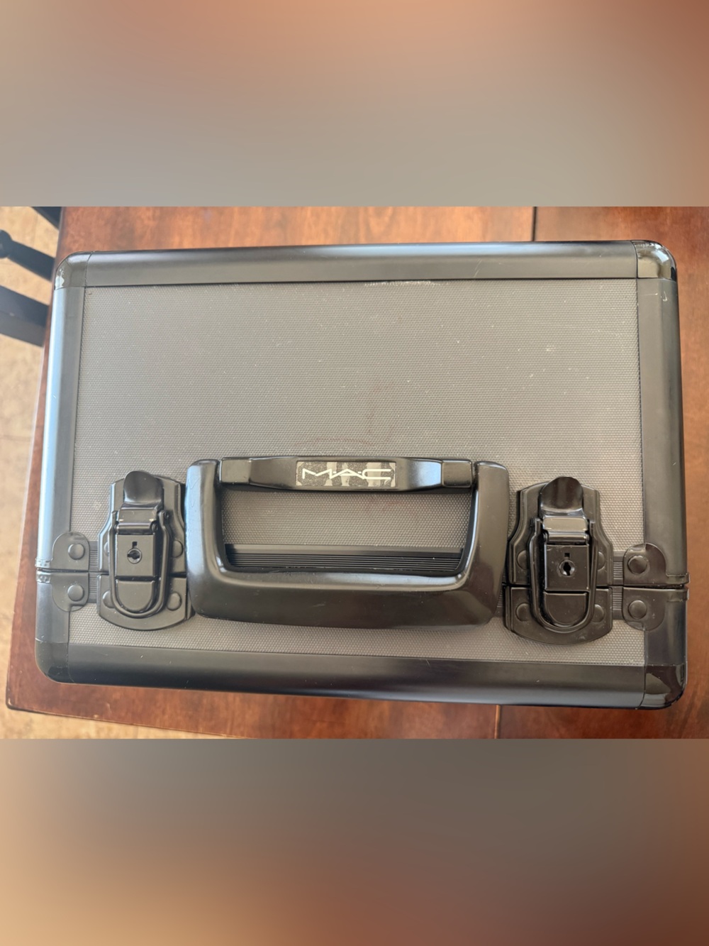 MAC Cosmetics Black Hard-Shell Makeup Case with Handle